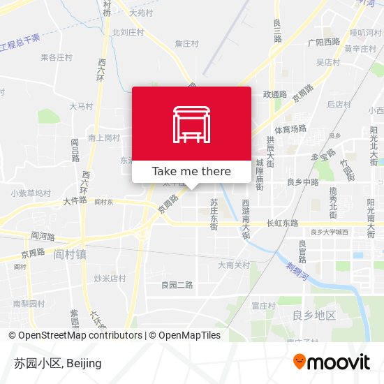 苏园小区 map