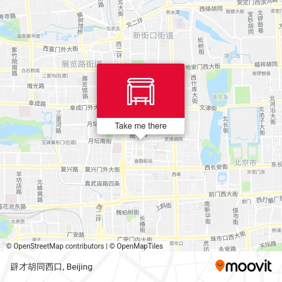 辟才胡同西口 map