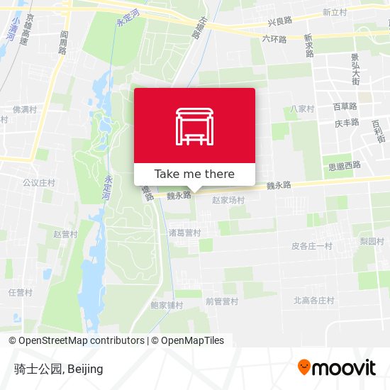 骑士公园 map