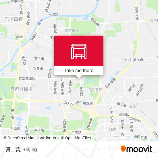 勇士营 map