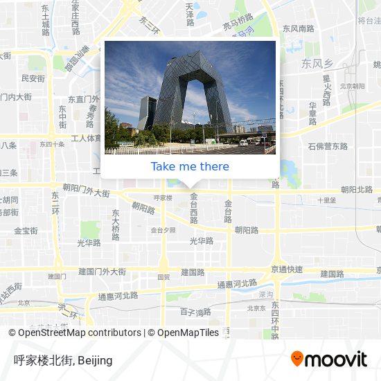 呼家楼北街 map