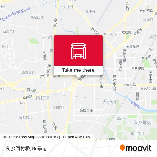 良乡阎村桥 map