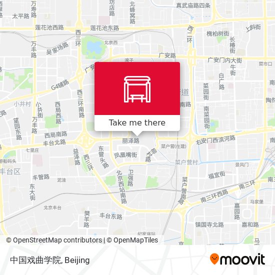 中国戏曲学院 map