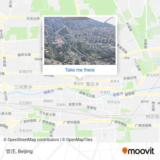 管庄 map