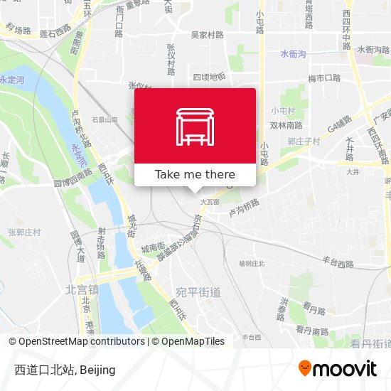 西道口北站 map