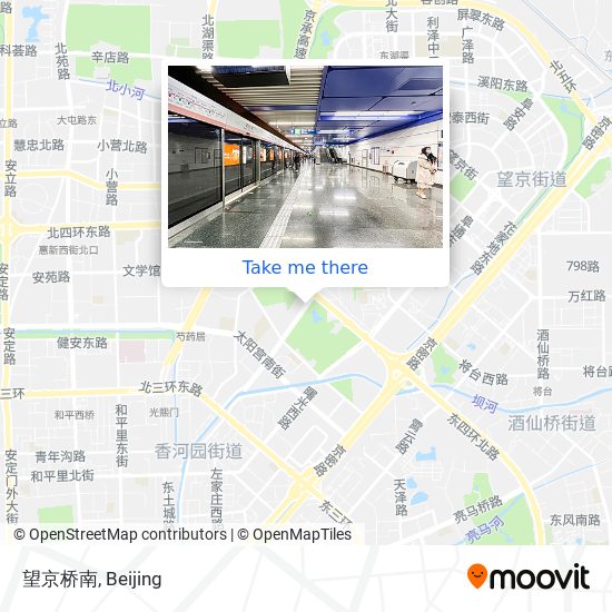 望京桥南 map
