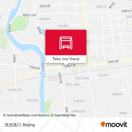 燕灵路口 map