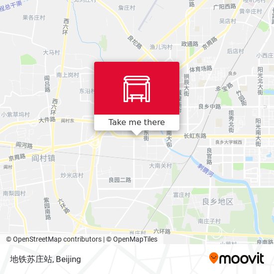 地铁苏庄站 map