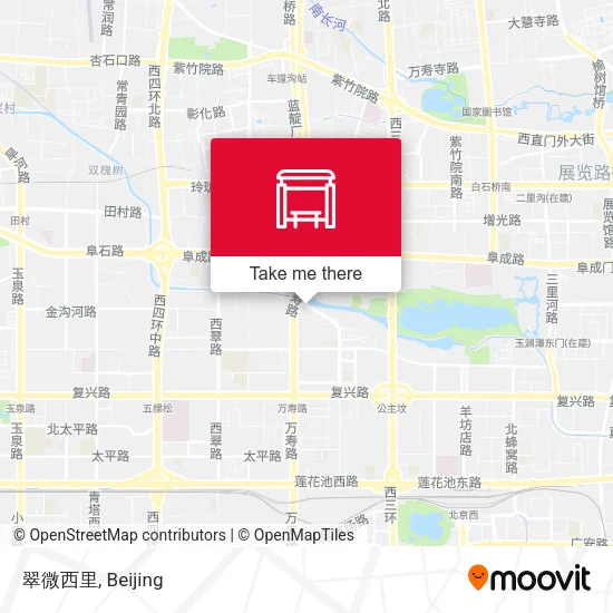 翠微西里 map