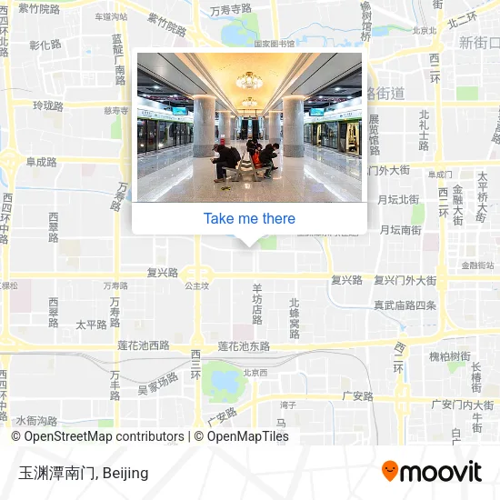 玉渊潭南门 map