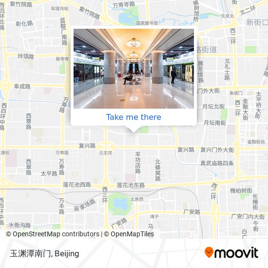 玉渊潭南门 map