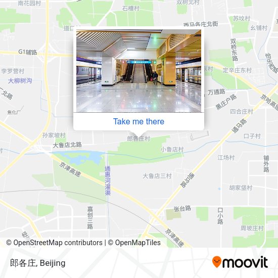郎各庄 map