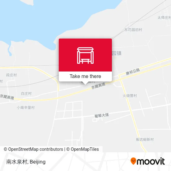 南水泉村 map