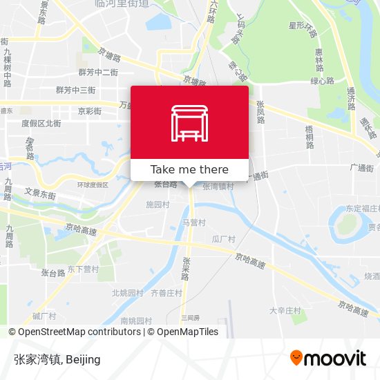 张家湾镇 map