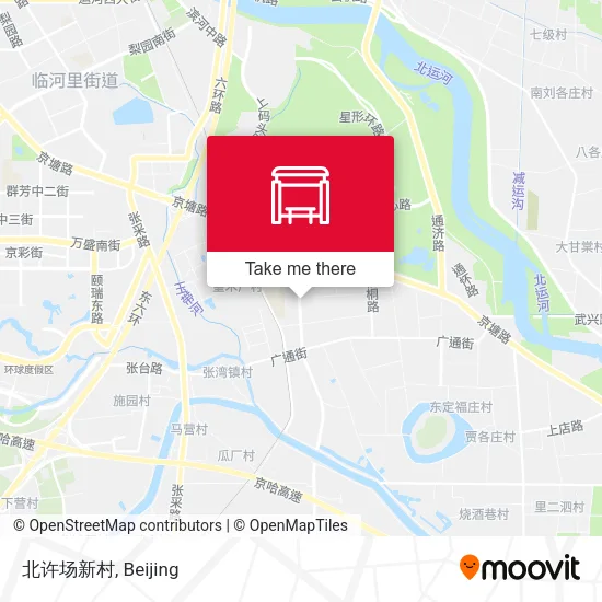 北许场新村 map