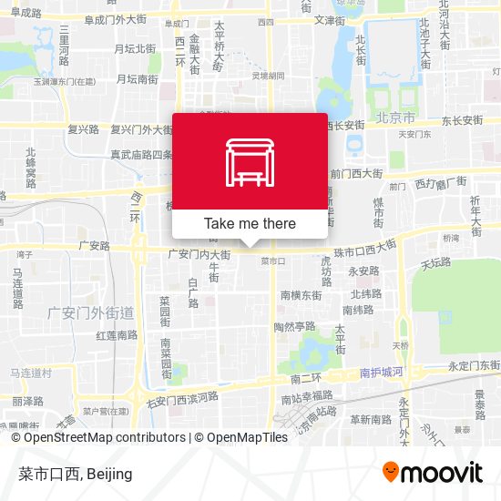 菜市口西 map
