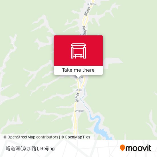 峪道河(京加路) map