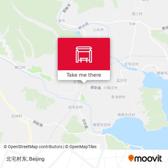 北宅村东 map