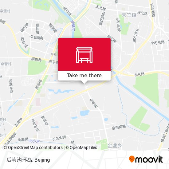 后苇沟环岛 map