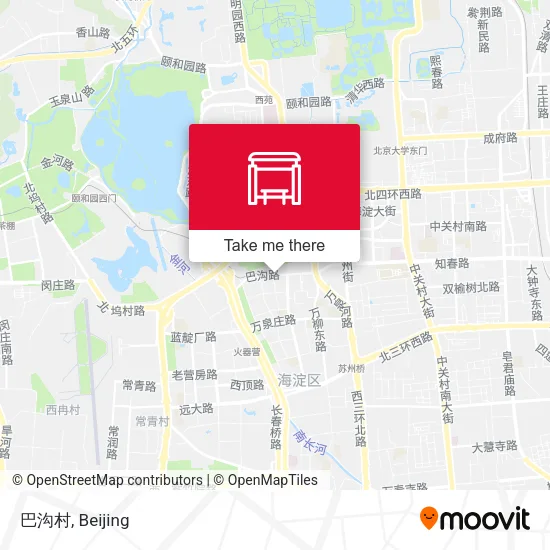 巴沟村 map