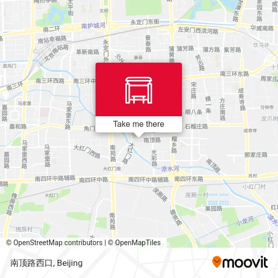 南顶路西口 map