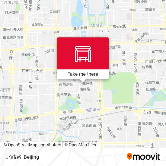 北纬路 map