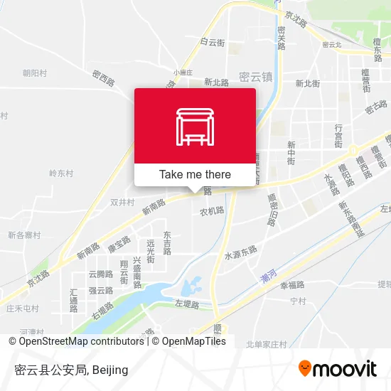 密云县公安局 map