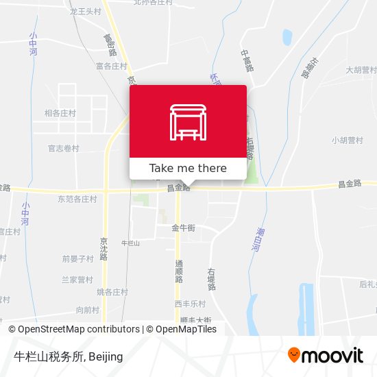 牛栏山税务所 map
