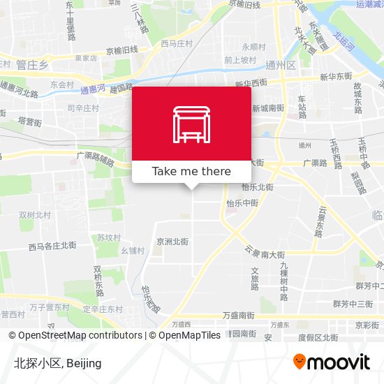北探小区 map