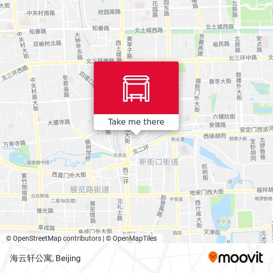 海云轩公寓 map