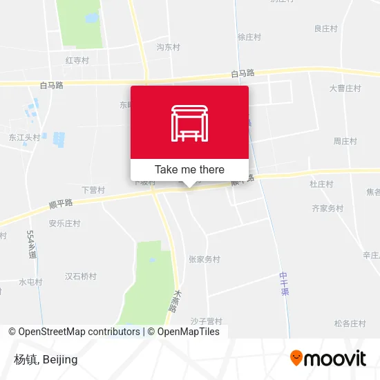 杨镇 map