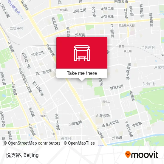 悦秀路 map