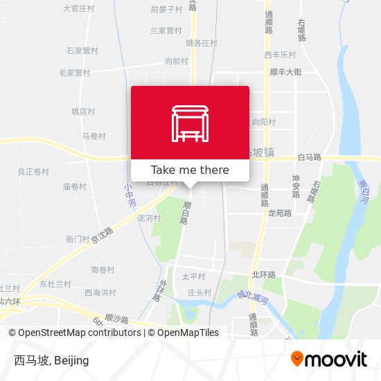 西马坡 map