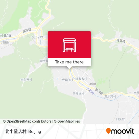 北半壁店村 map