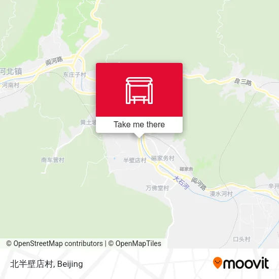 北半壁店村 map
