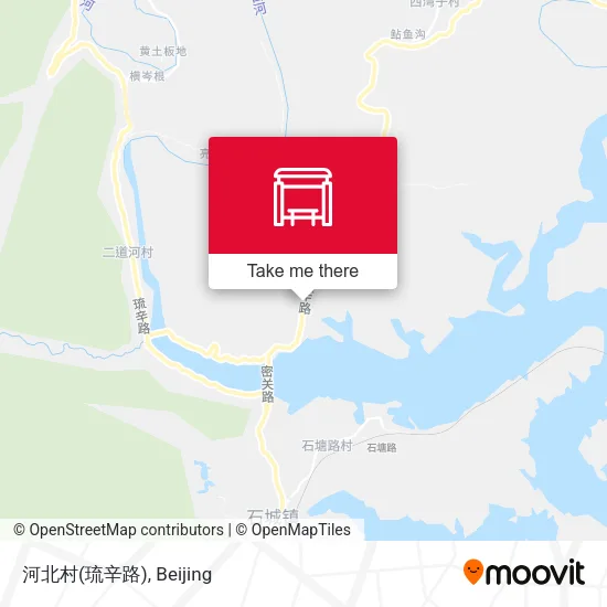 河北村(琉辛路) map