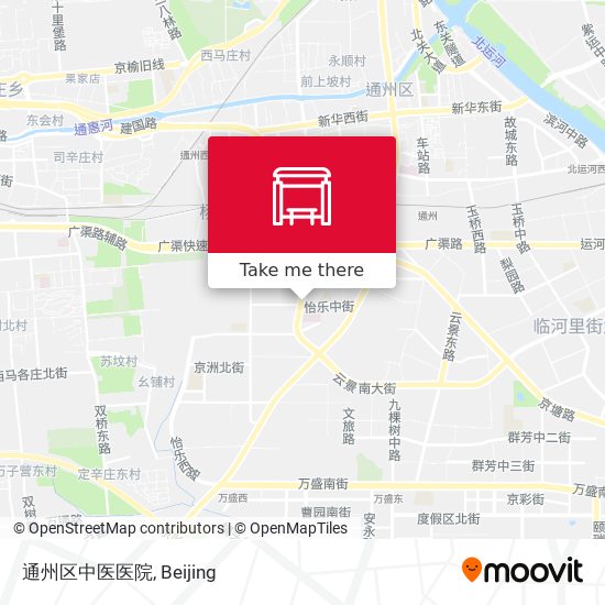 通州区中医医院 map