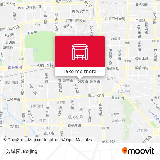 芳城园 map