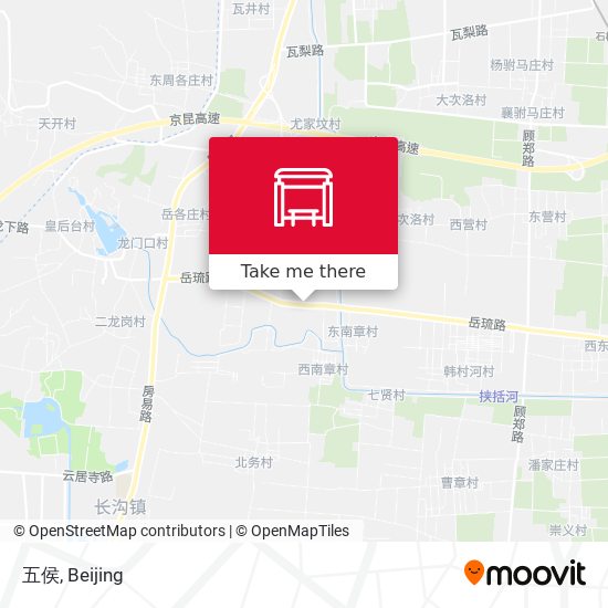 五侯 map