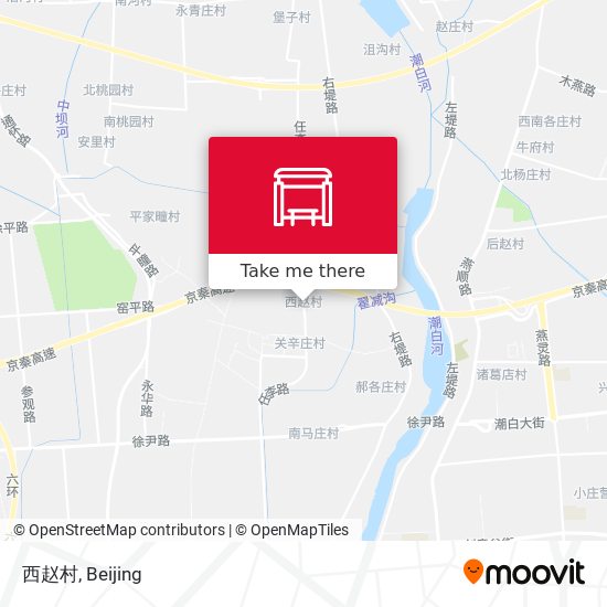 西赵村 map