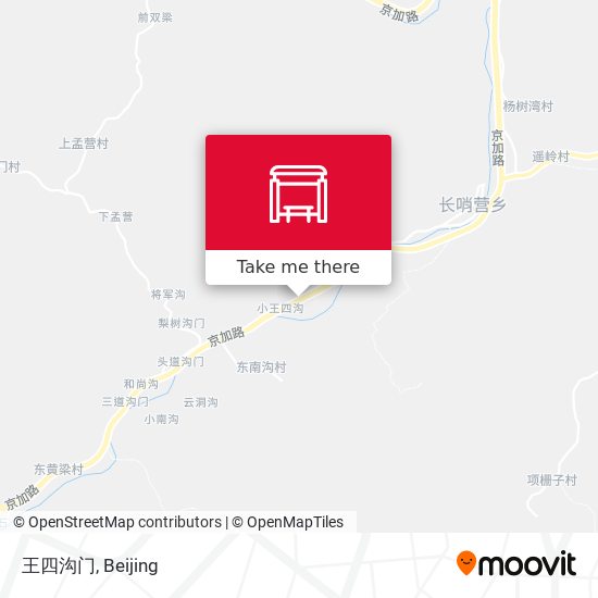 王四沟门 map