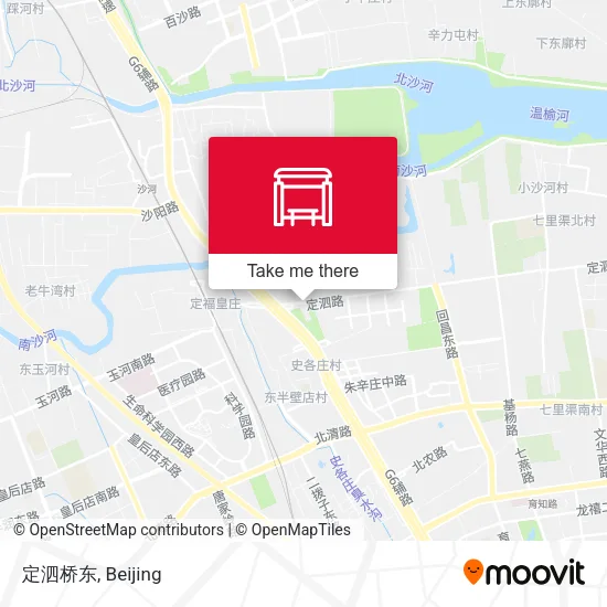 定泗桥东 map
