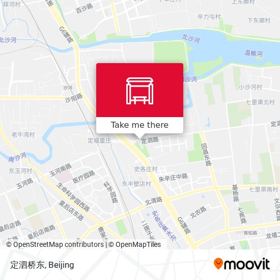 定泗桥东 map