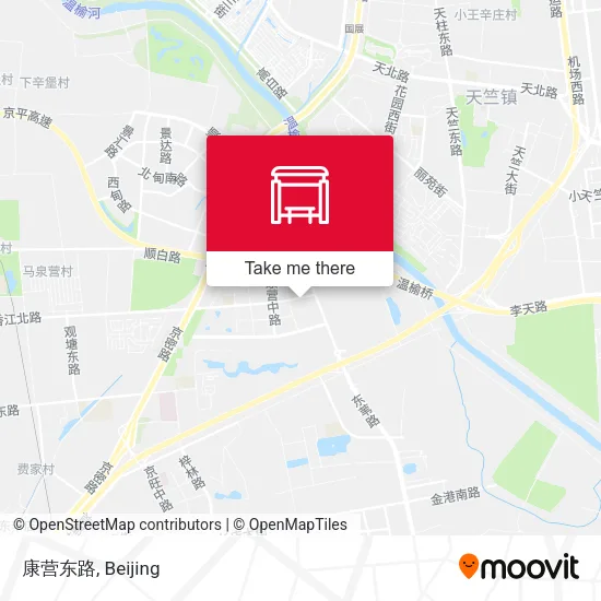 康营东路 map