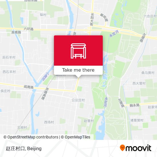赵庄村口 map