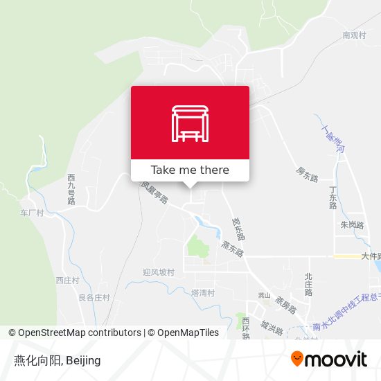 燕化向阳 map
