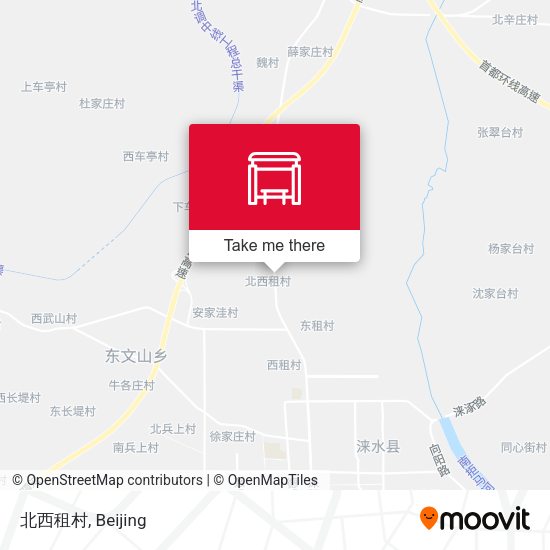 北西租村 map