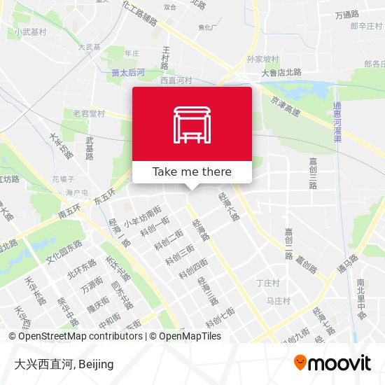 大兴西直河 map