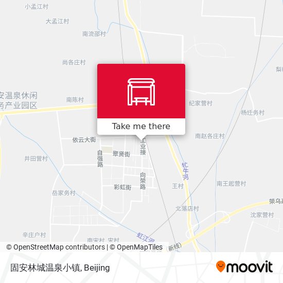 固安林城温泉小镇 map