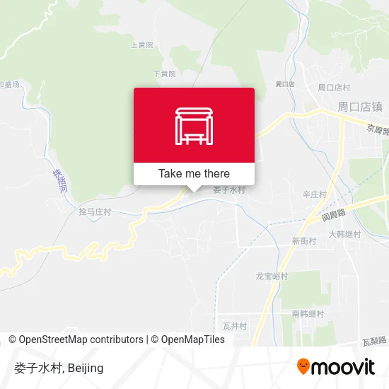 娄子水村 map